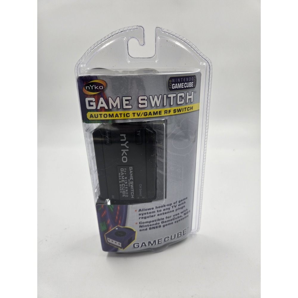 Nyko Game Switch Automatic TV Game RF Switch for Nintendo GameCube N64 SNES New